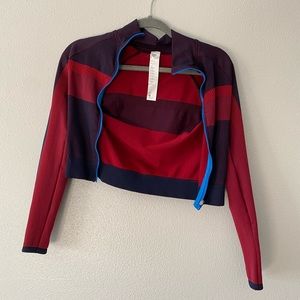 Fabletics Cropped Workout Jacket